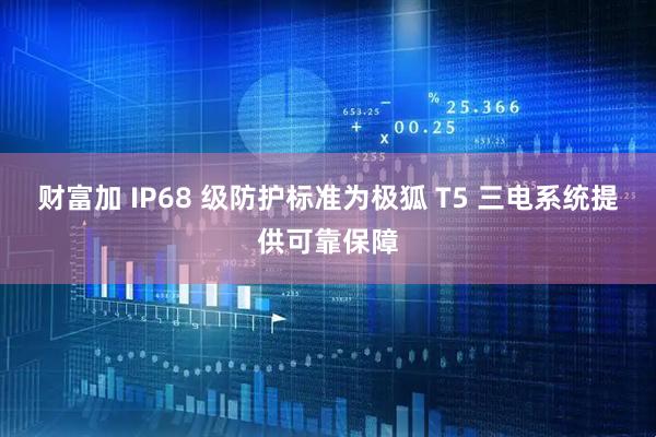 财富加 IP68 级防护标准为极狐 T5 三电系统提供可靠保障