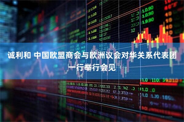 诚利和 中国欧盟商会与欧洲议会对华关系代表团一行举行会见