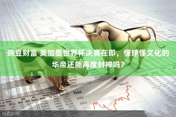 豌豆财富 美加墨世界杯决赛在即，懂球懂文化的华帝还能再度封神吗？