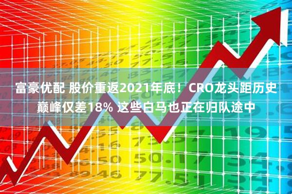 富豪优配 股价重返2021年底！CRO龙头距历史巅峰仅差18% 这些白马也正在归队途中